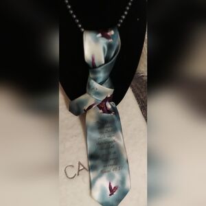 Elegant Blue and Purple Tie